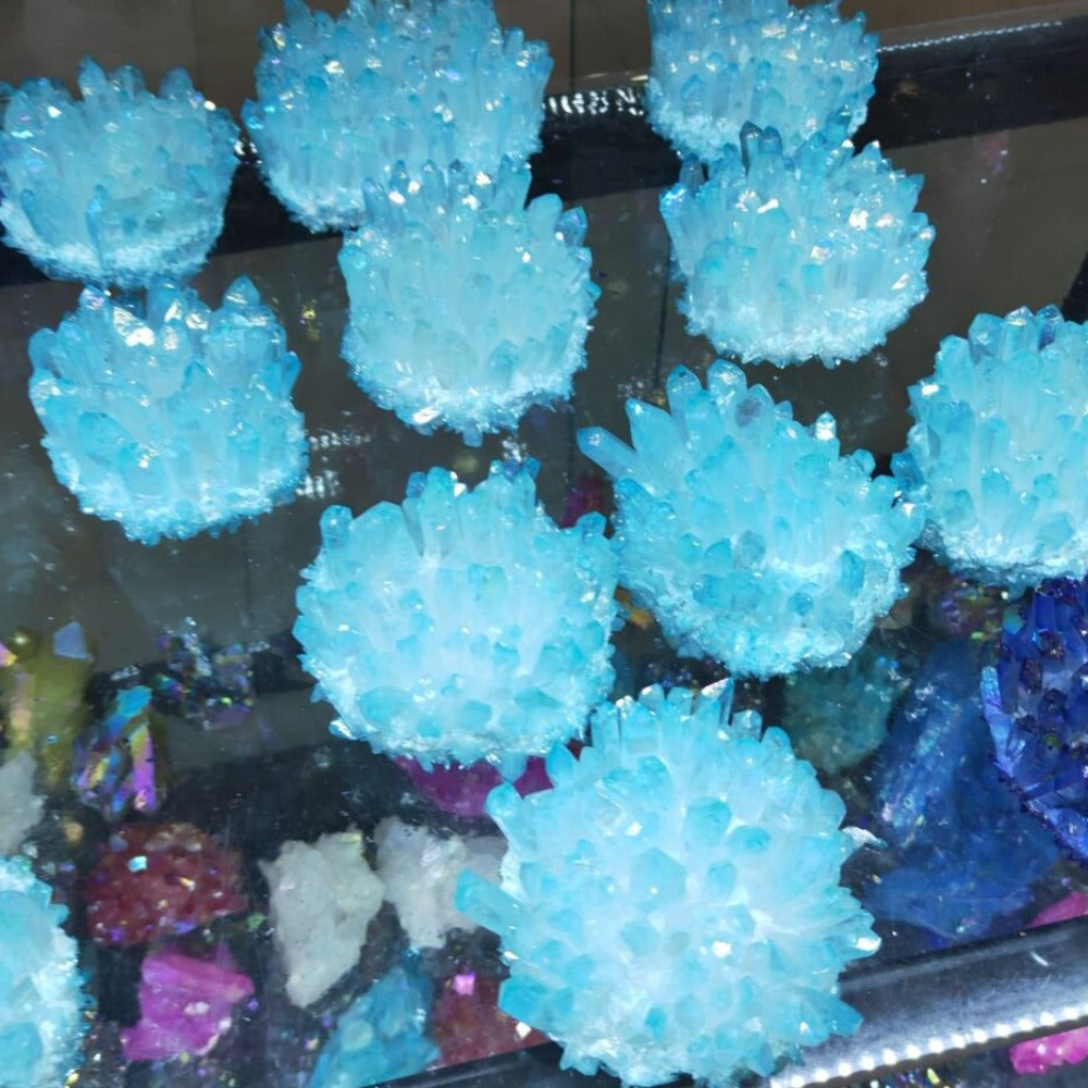 Crystals Manifesting Crystals For Affirm Crystal Cluster Charms Wand Points Angel Natural Quartz