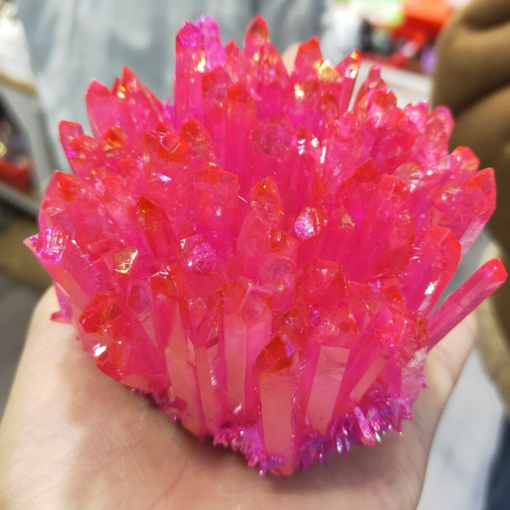 Natural Crystal Manifestation Stones Healing Specimen Crystal Quartz Crystal Cluster Clear Rock