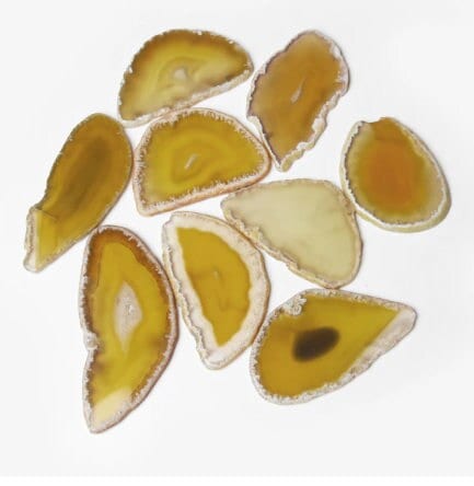 Natural Agates Geode Slice Healing Crystal Sliced Stone