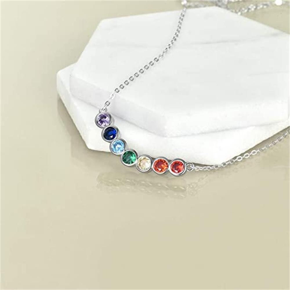 Gift Crystal Necklace Christmas Gift Chakra Stones Chakra Gift Necklace Boho 7 Chakras
