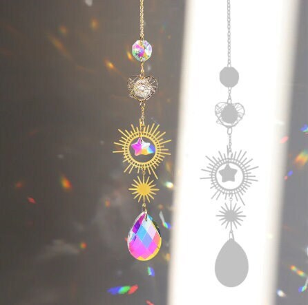 Garden Decor Dream Catcher Diamond Prisms