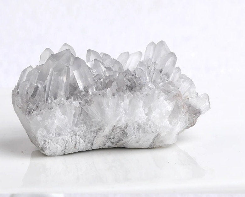 Natural Clear Raw Crystals Obelisk Quartz Cluster Healing Stone