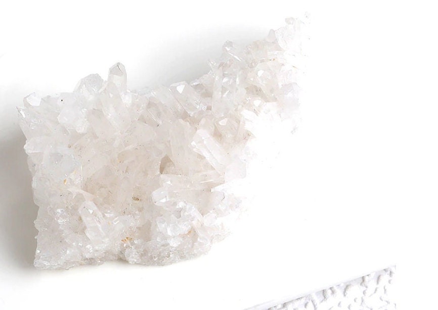 Natural Clear Raw Crystals Obelisk Quartz Cluster Healing Stone