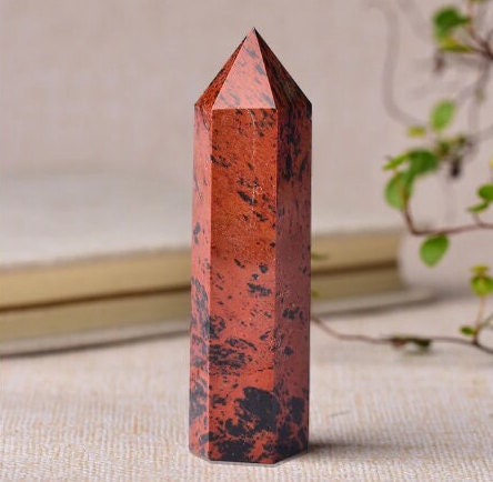 Natural Crystal Points Manifestation Energy Column