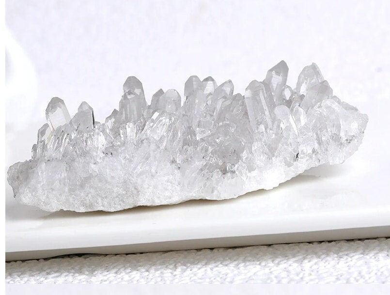 Natural Raw Crystal  Natural Crystals  Natural Crystal  Natural Clear Quartz  Home Decor  Healing Stones  Crystal Quartz  Crystal Point  Crystal  Clear Raw Crystal  Christmas Gift