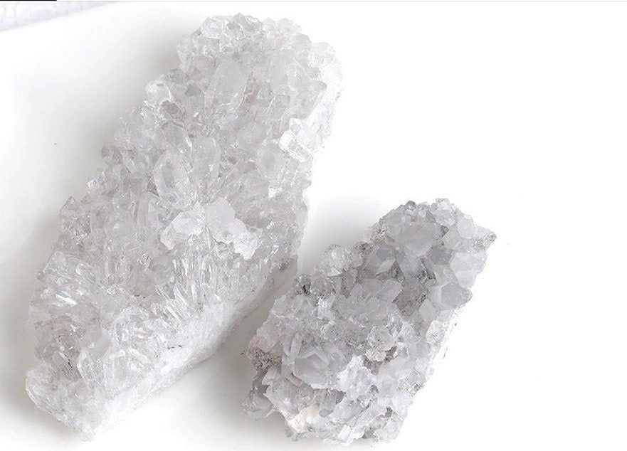 Natural Clear Raw Crystals Obelisk Quartz Cluster Healing Stone