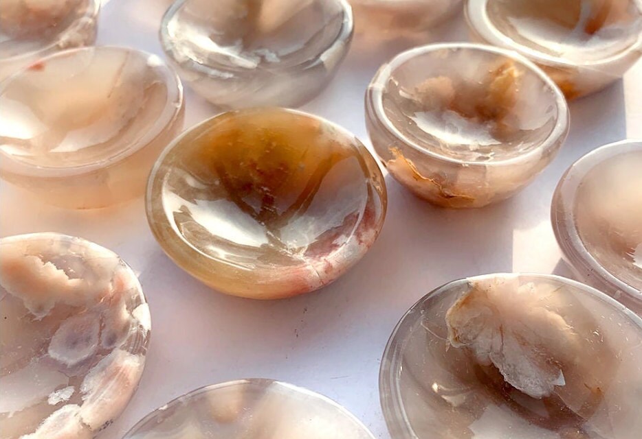 Cherry Blossom Agate Birthday Gift 1pc Natural Crystal