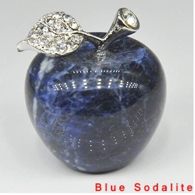 Apple Figurine Natural Stones Healing Crystal Quartz Ornaments