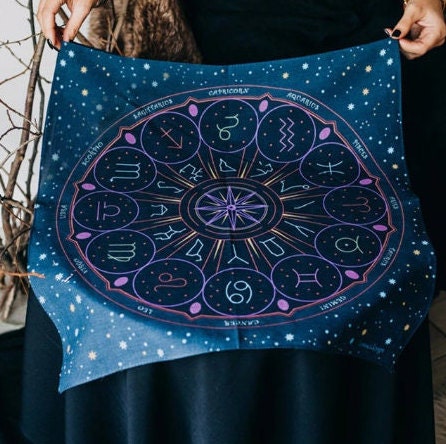 Tarot Tablecloth Tarot Cloth Home Decor Art Gift Christmas Gift Altar Cloth
