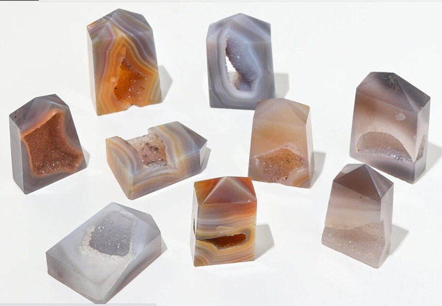 Natural Raw Crystal Natural Quartz Natural Crystal Mineral Collection Home Decoration Healing Energy Gem Crystal Tower Crystal Christmas Gift Agate Crystal Cave