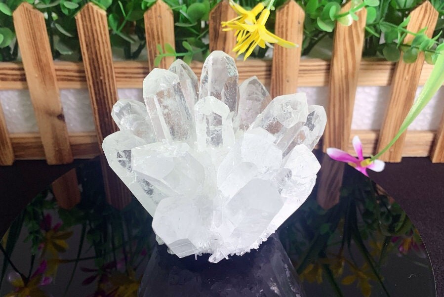 Natural Raw Crystal Natural Quartz Natural Crystals Natural Crystal Manifestation Stones Home Decor Healing Specimen Crystal Quartz Crystal Cluster Clear Quartz Crystal Christmas Gift