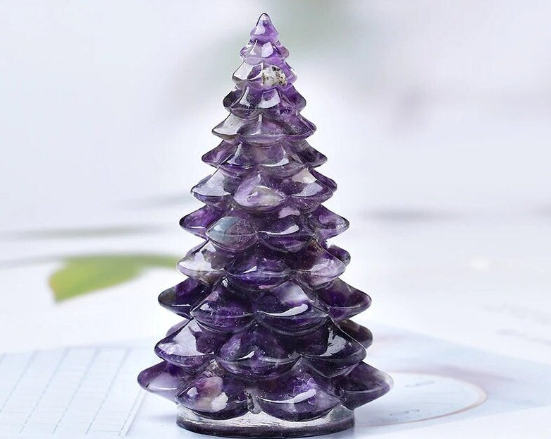 Authentic Hand Crafted Crystal Manifestation Christmas Tree