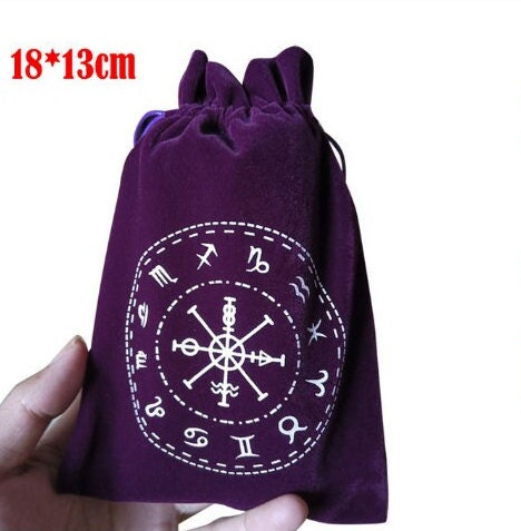 Jewelry Storge Bag Gift Bags Crystal Storage Bag Cards Storage Bag Cards And Dice Black Velvet Bag