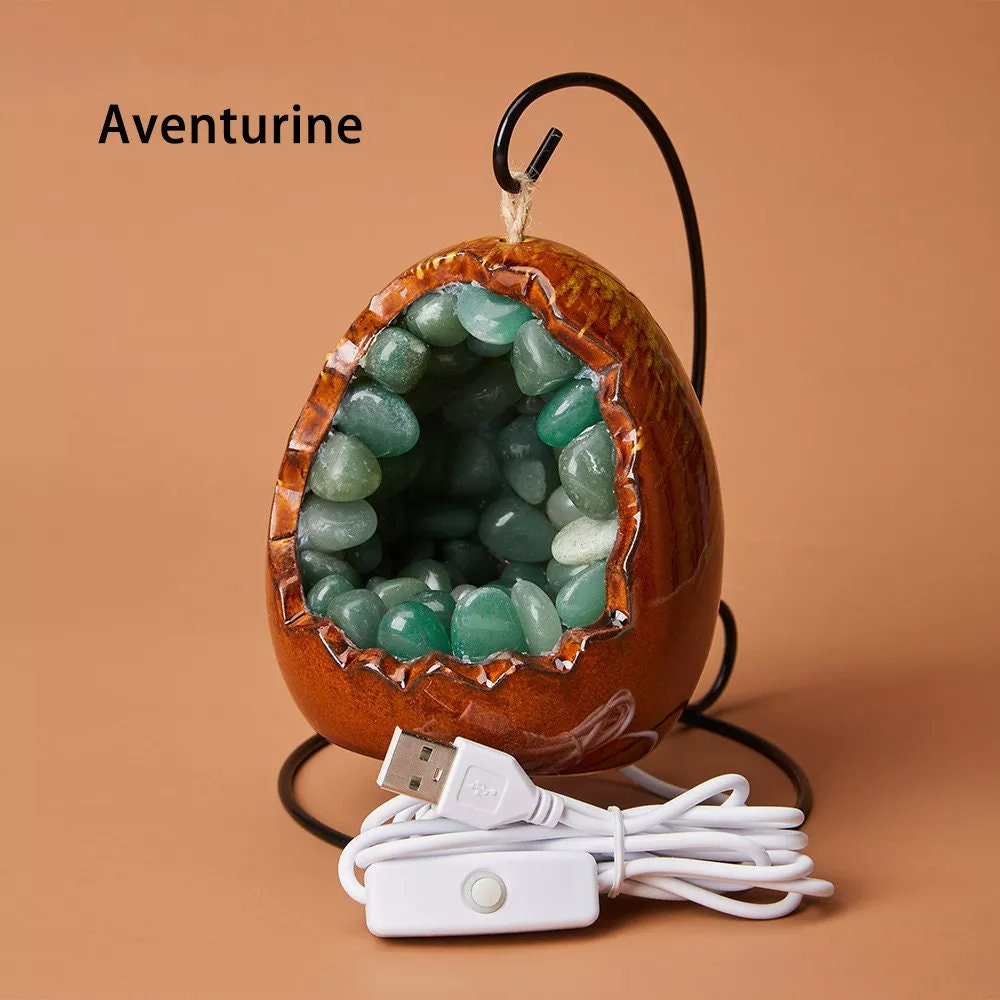 This authentic crystal lamp would be a beautiful addition to your home. We have several options to choose from. Our Rose Quartz Lamp is known to bring you lasting love, Our Amethyst Lamp is known to bring good energy throughout the day and night. Other variations include Citrine, Aventurine and Red Agate. These Crystal Lamps are great as Anniversary Gifts, Valentine's Day Gifts, Birthday Gifts, or Christmas for your friends and family!