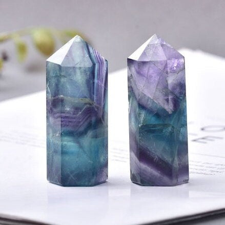Natural Crystals Home Decor Healing Stone Energy Ore Mineral Crystals Crystal Point Wand Christmas Gift