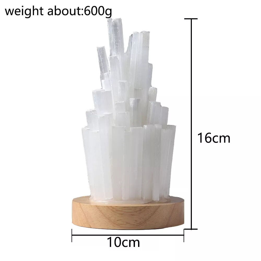 Natural Crystal Led Night Lamp Home Decor Healing Crystal Energy Crystal Crystal Night Light Christmas Gift Bedroom Decor