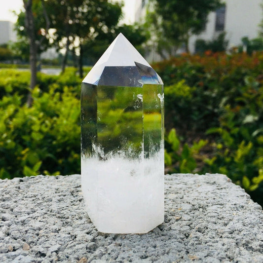 White Electroplated  Transparent Rock  Raw Quartz Crystal  Raw Crystals  Rare Beautiful  Quartz Crystal  Phantom Quartz  Natural crystal