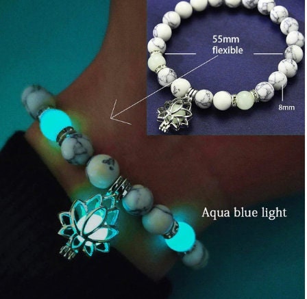 Natural Stone Healing Luminous Charm Bracelet