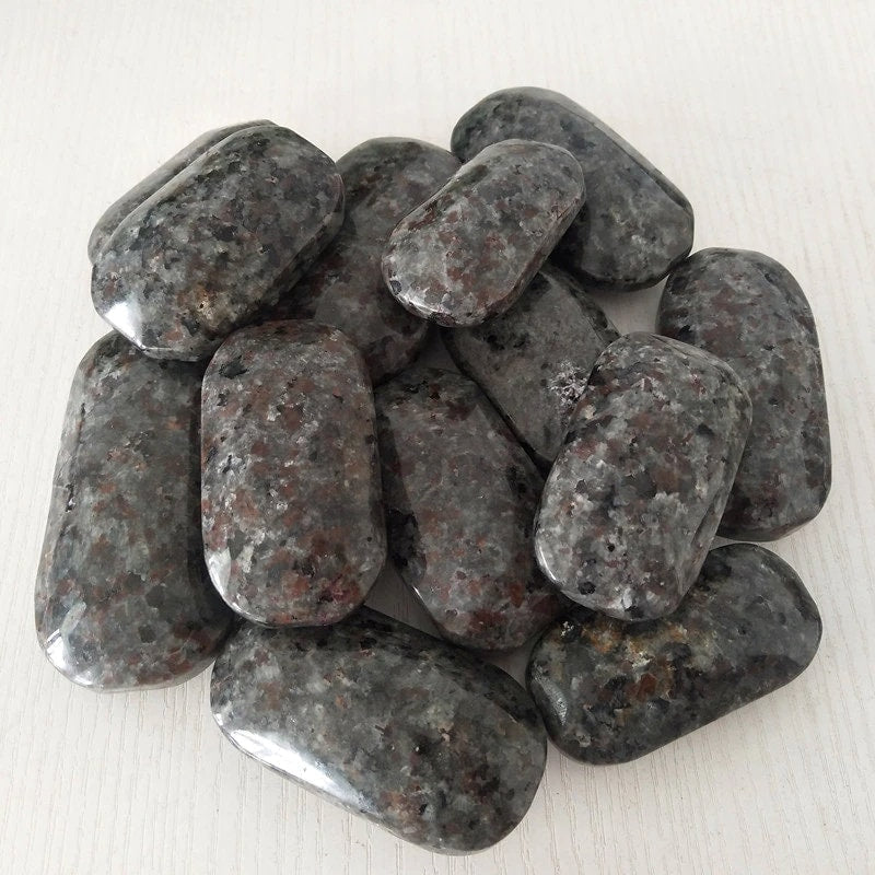 Natural Yooperlite Energy Stone Palm Meditation Powerful Chakra