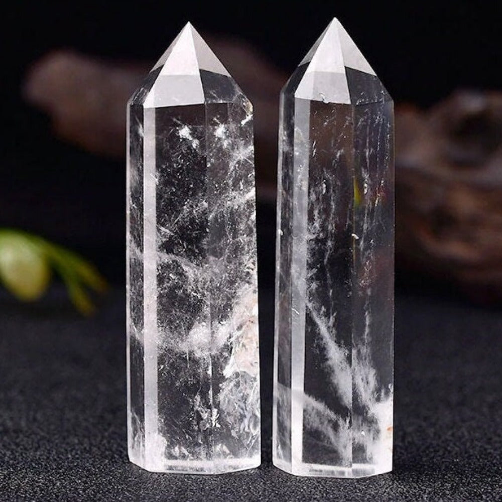 Valentines Gift  Valentines Day Gift  Transparency  Raw Stone  Raw Quartz Crystal  Raw Crystals  Raw Crystal  Quartz  Office Decor  Obelisk Wand Stone  Natural Raw Stone  Natural Crystal