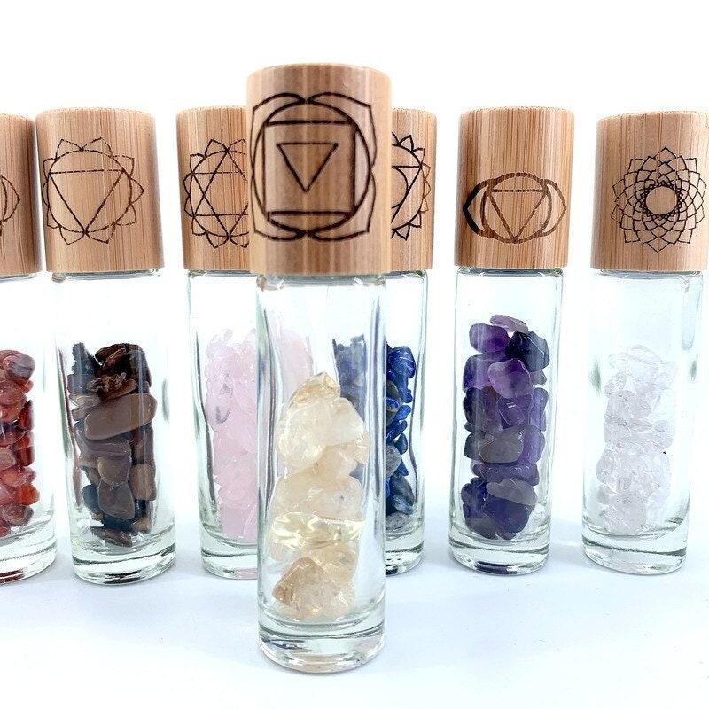 Roller Bottle  Raw Quartz Crystal  Raw Crystals  Rare Beautiful  Quartz Crystal  Phantom Quartz  Natural Crystal  Manifestation Stones