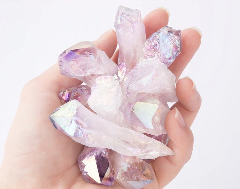 Natural Raw Geode Quartz Crystal Stone Cluster