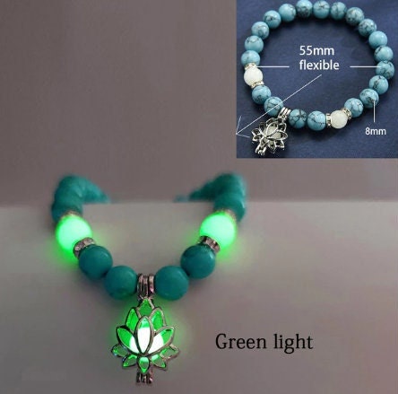 Natural Stone Healing Luminous Charm Bracelet