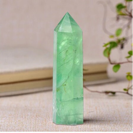 Natural Crystals Point Energy Column Polished Crystal Décor