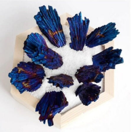 Natural Blue Crystal  Home Decorations  Home Decor  Crystals