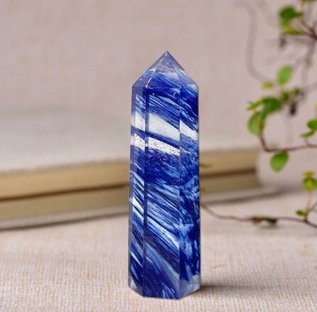 Natural Crystals Point Energy Column Polished Crystal Décor