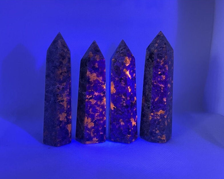 Natural Crystal Tower Firestones Energy Yooper Lite Crystal