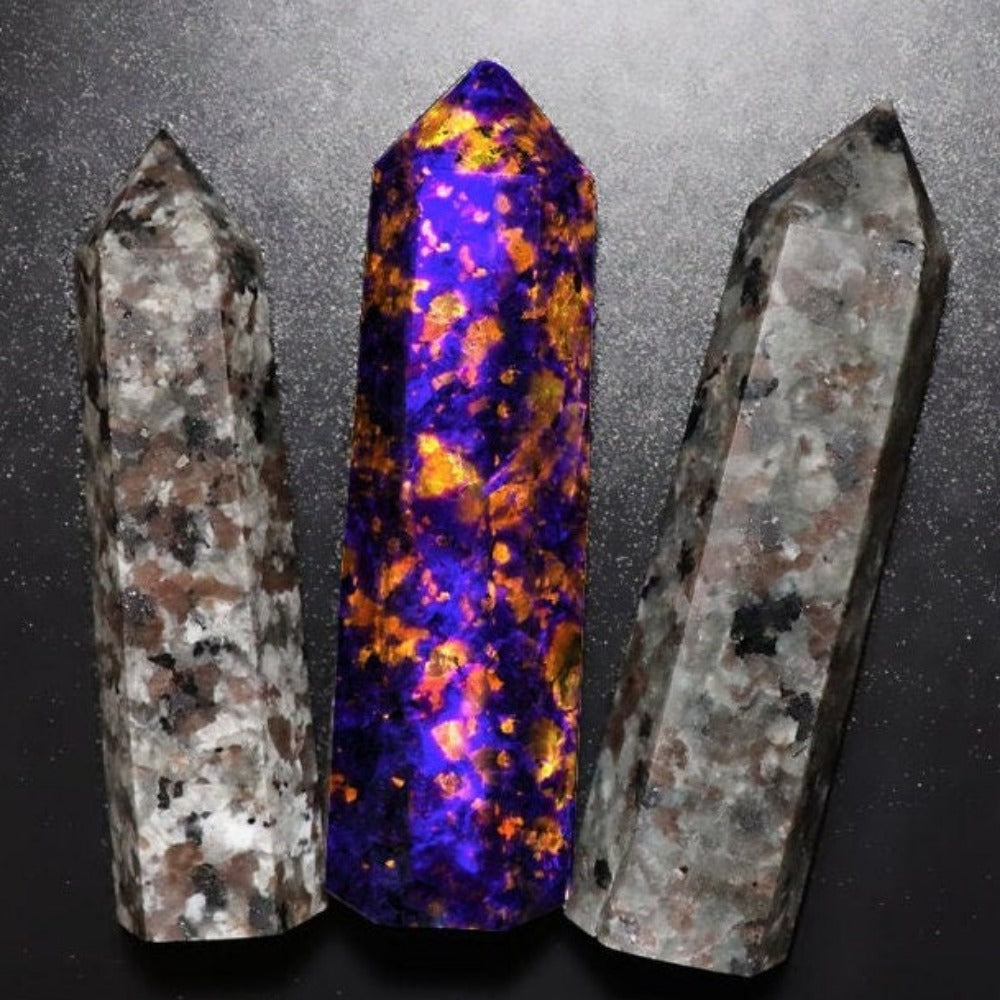 Yooper lite  Spiritual Healing  Powerful Energy  Phosphorescence  Natural Stones  Natural Stone  Natural Raw Stone  Natural Quartz  Natural Firestone  Natural Crystals