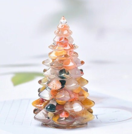 Authentic Hand Crafted Crystal Manifestation Christmas Tree