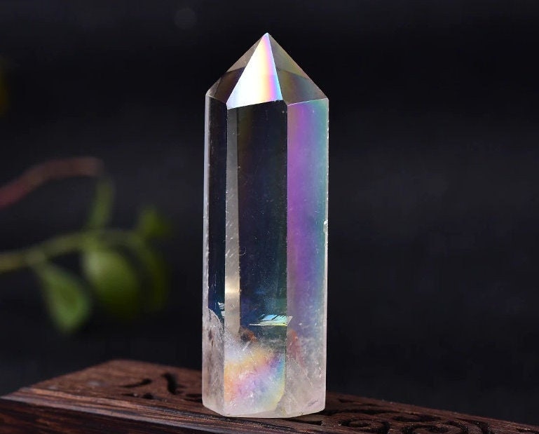 Crystal Quartz  Crystal Point Wand  Clear Quartz  Christmas Gift  Chakra Tower  Aura Clear Quartz