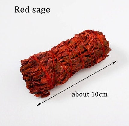 White/ Red Sage Bundle Smudge Stick Wand Spiritual Aromatherapy