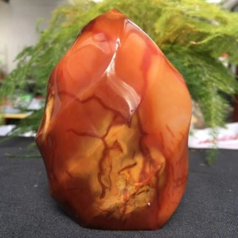 Torch Gemstone  Natural Stone  Natural Red Agate  Natural Quartz  Natural Gemstone  Natural Crystal  Home Decor Gift  Home Decor