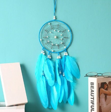 Real Feather Dream Catchers Wind Chime Home Room Décor