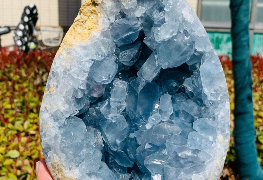 Natural Ultramarine Lapis Lazuli Raw Crystal Cluster Cave Stone