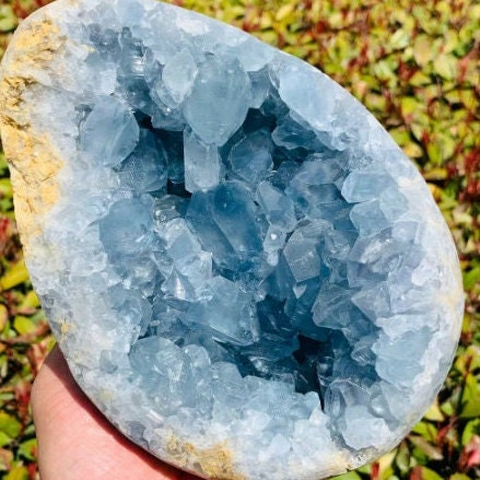 Natural Ultramarine Lapis Lazuli Raw Crystal Cluster Cave Stone