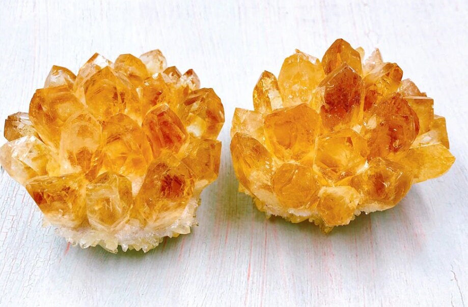Mineral Specimen  Home Decoration  Healing Stones  Healing Gift  Crystal Cluster  Citrine Quartz Stone  Christmas Gift