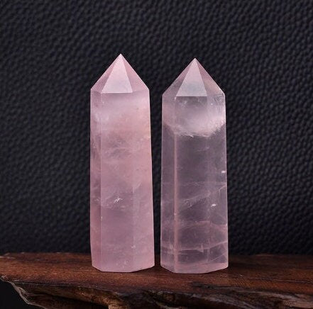 Natural Stones Crystal Quartz Point Wand Healing Energy Ore Décor