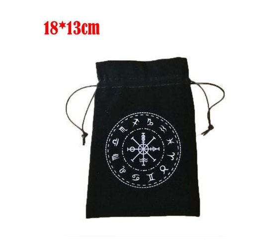 Velvet Tarots Oracle Card Runes Constellation Divination Storage Bag