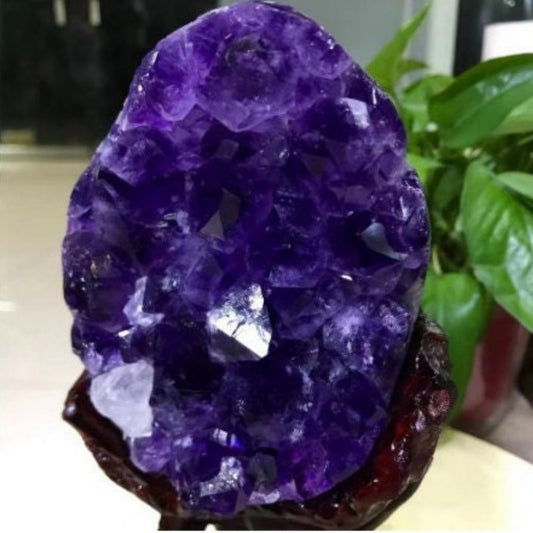 Purple Quartz  Office Decor  Natural Stone  Natural Raw Crystal