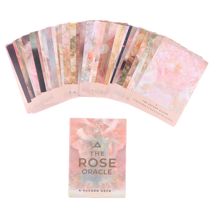 Rose Oracle Tarot Cards Tarot Prophecy Fortune Teller Divination Deck