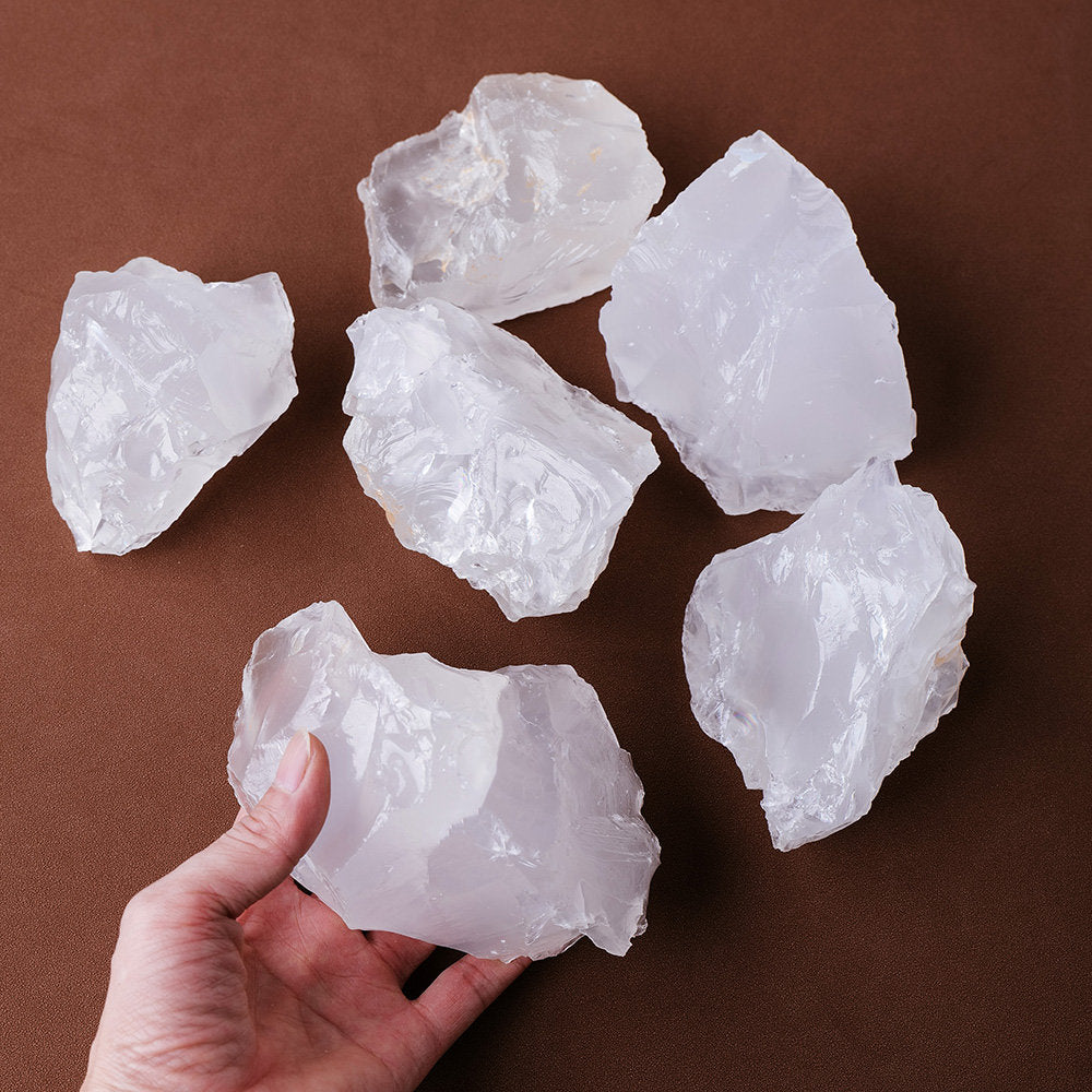 Natural Unpolished Clear Quartz Crystal Raw Stone1kg