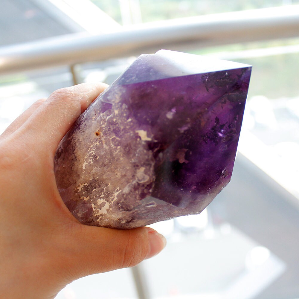 Large Natural Amethyst Raw Crystal Quartz Healing Properties