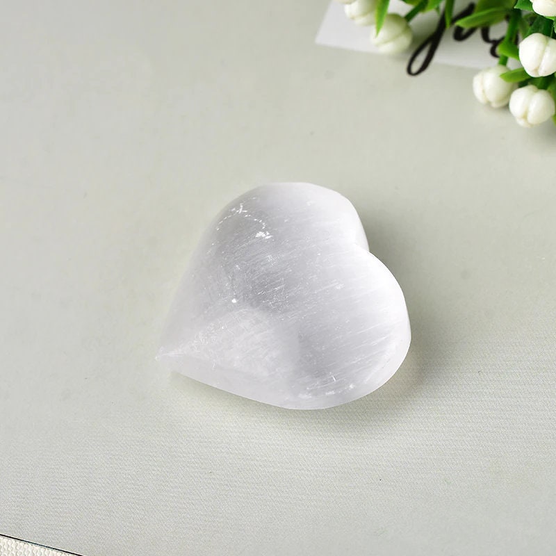 Natural Heart Stone  Natural Crystal  Home Decor  Healing Stone  Hand Carved Stone  DIY Jewelry  Christmas Gift