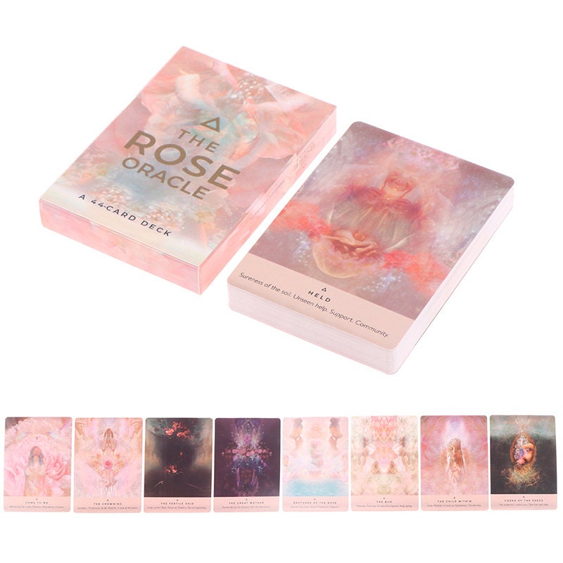 Rose Oracle Tarot Cards Tarot Prophecy Fortune Teller Divination Deck