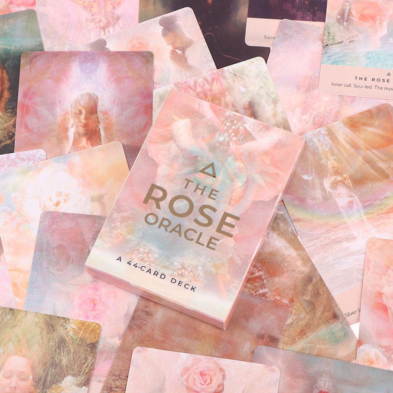 Rose Oracle Tarot Cards Tarot Prophecy Fortune Teller Divination Deck