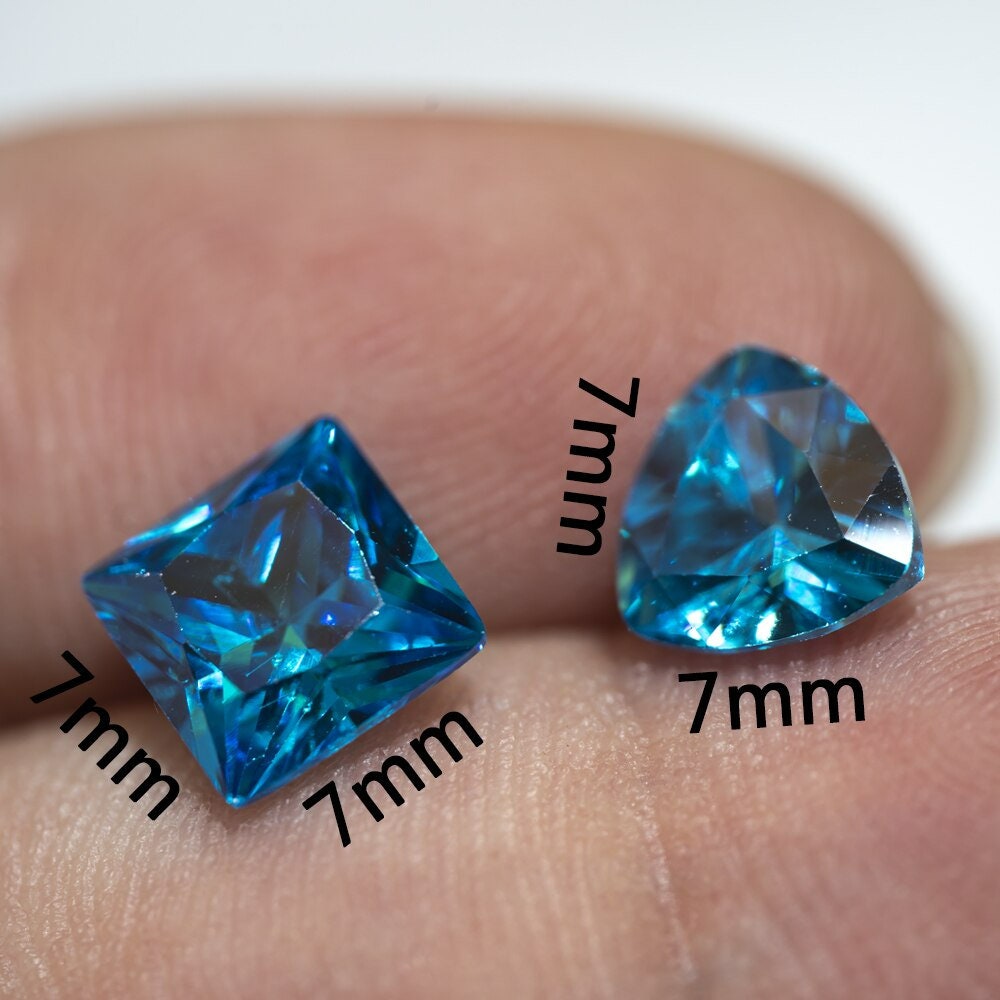 Natural Beryl Ceylon Blue Sapphire Gems Décor Jewelry Making